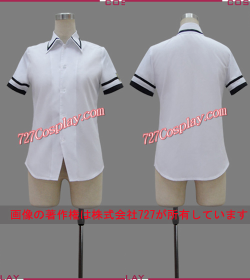 MC1112☆ギルティクラウン　夏服　シャツ　制服コスプレ衣装