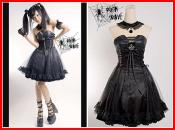 【ゴスロリワールド】PUNKRAVE ゴシック王冠コルセット ワンピース BK♪ ゴシック パンク ロック ロリータ ファッション ビジュアル系 V系 レディース ファッション ライブ 舞台 仮装 衣装 コスプレ イベント 服