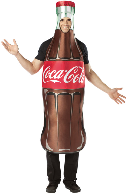 ハロウィン コスプレ コカコーラ Coca Cola Coke Bottle 大人用 衣装 大人用 面白い 食べ物 かぼちゃ 飲み物 学園祭 文化祭 大学祭 コスチューム 仮装 変装