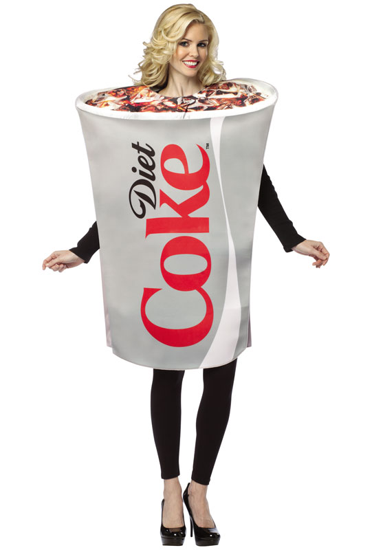 ハロウィン パーティ コスプレ コカコーラ Coca Cola Diet Coke Cup 大人用 衣装 大人用 面白い 食べ物 かぼちゃ 飲み物 学園祭 文化祭 大学祭 コスチューム 変装 仮装