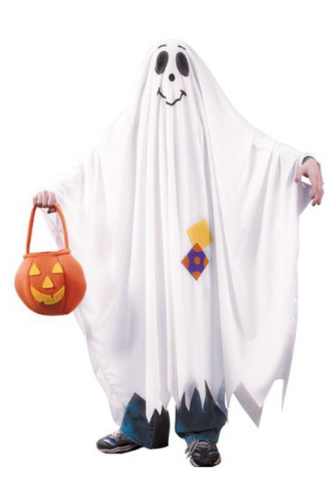 ハロウィン パーティ コスプレ Friendly Ghost 子供用 衣装 男の子 女の子 小学生 かわいい 面白い 学園祭 文化祭 大学祭 コスチューム 変装 仮装