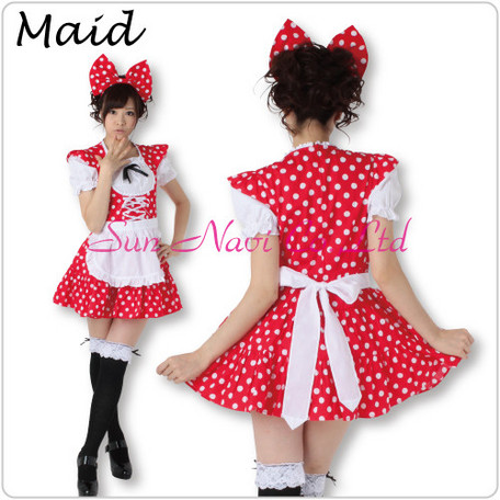 【コスチューム】キューティーメイド [MD101] 【送料無料】（ハロウィン、仮装、コスチューム、パーティグッズ、コスプレ衣裳）●