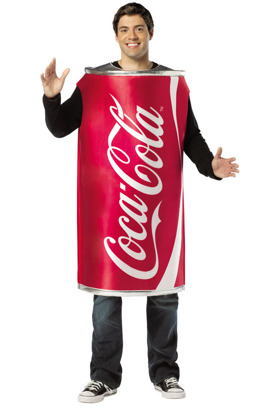 ハロウィン コスプレ コカコーラ Coca Cola Coke Can 大人用 衣装 大人用 面白い 食べ物 かぼちゃ 飲み物 学園祭 文化祭 大学祭 コスチューム 仮装 変装