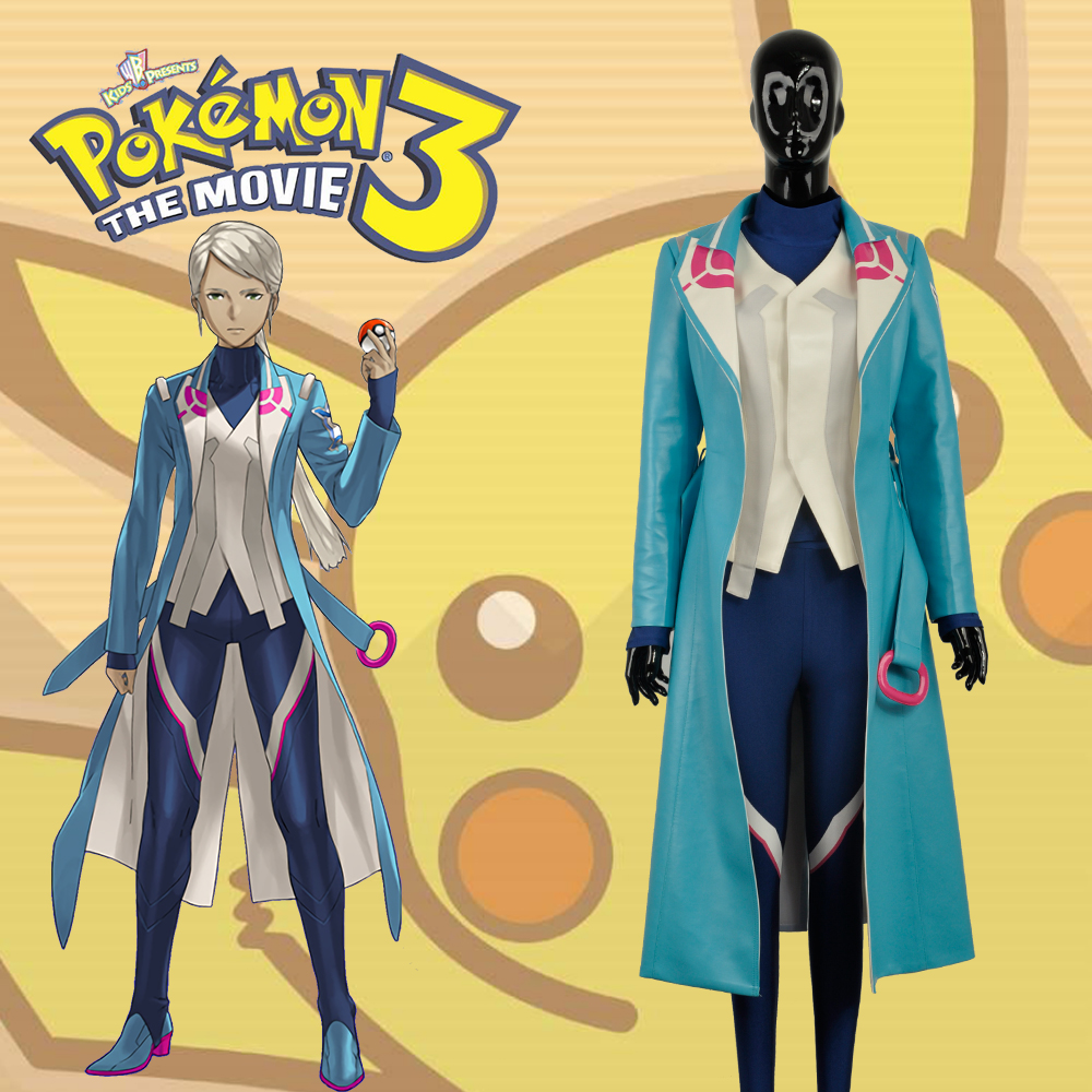 PoKeMoN3ポケモンgo ブルーチームキャプテン　cosplay コスプレ衣装
