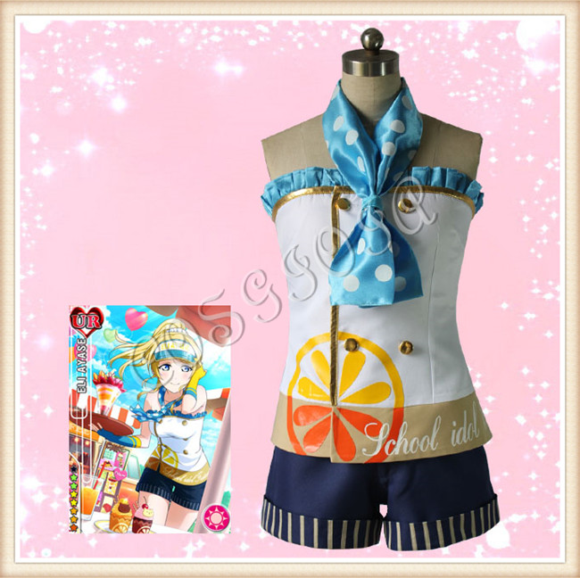 Love Live! ラブライブ! スクフェス 絢瀬絵里 コスプレ衣装   05P03Dec16