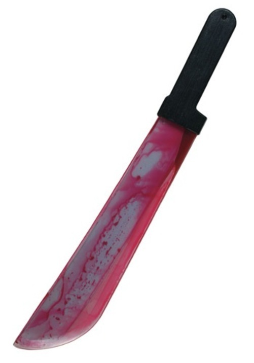 ハロウィン パーティ コスプレ BLEEDING MACHETE KNIFE 武器 おもちゃ おもしろい 小道具 コスチューム 変装 仮装