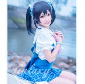 ラブライブ! lovelive スクールアイドルフェスティバル スクフェス SR 7月マリン編 覚醒前 矢澤 にこ コスプレ衣装 wow092【送料無料】