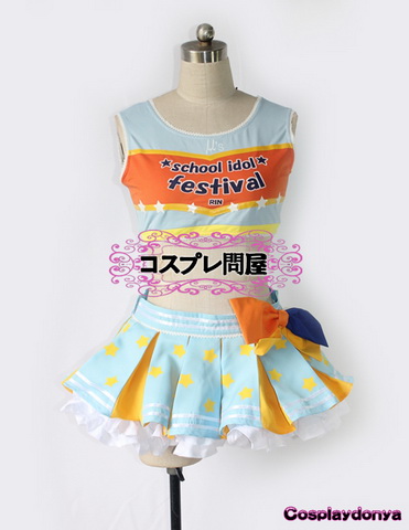 【コスプレ問屋】ラブライブ! スクールアイドルフェスティバル★星空凛 タカラモノズ/Pradise Live☆コスプレ衣装