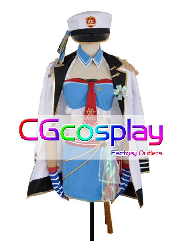 全国一律送料無料！超人気アニメ　Love Live! ラブライブ!　海軍　覚醒後　セーラー服　絢瀬絵里　舞台装　演出服　コスプレ衣装　高品質新品 Cosplay コスチューム