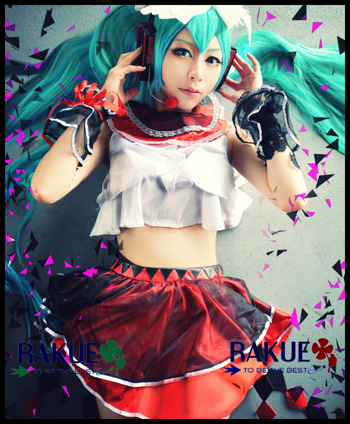 Vocaloid DIVA F2nd ボーカロイド 初音ミク 二息歩行コスプレ