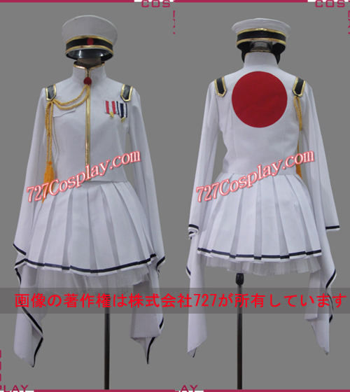 MC1311☆VOCALOID千本桜 初音ミク　白色　白衣装 コスプレ衣装