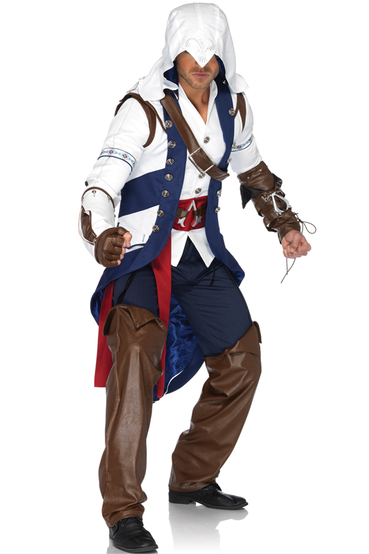 ハロウィン コスプレ Assassin's Creed Connor 大人用 衣装 大人用 面白い キャラクター 学園祭 文化祭 大学祭 コスチューム 仮装 変装