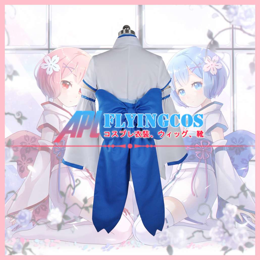 フルセット コスプレ衣装 ウィッグ 靴（下駄）付き ウィッグ付き Re