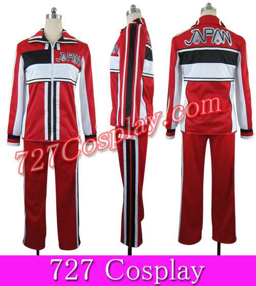 HB113☆新テニスの王子様U-17ジャージ赤 コスプレ衣装