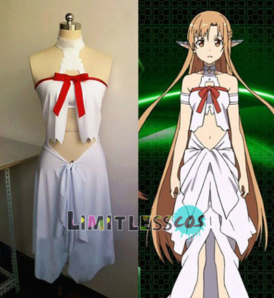 送料無料】SAO アスナ Asuna コスプレ衣装 アニメ水着 ソード