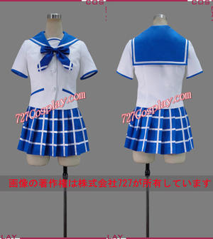 MC1468☆姫柊雪菜ストライク・ザ・ブラッド女子制服コスプレ衣装 ウィッグ追加可能！