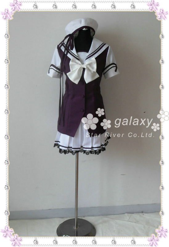 SHUFFLE! 制服 夏服 コスプレ衣装 cc0159【送料無料】
