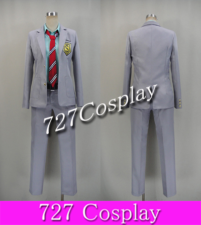 MC1748☆四月は君の嘘 有馬公生　男子制服 コスプレ衣装 ウィッグ追加可能！