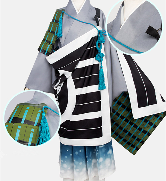 刀剣乱舞とうらぶ江雪左文字コスプレ衣装ウィッグ