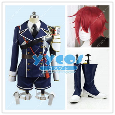 コスプレ衣装+ウィッグ+靴 刀剣乱舞 短刀 信濃藤四郎★今剣 平野藤四郎 変装/仮装/豪華/華麗/高品質