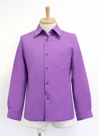 ノンキャラオリジナル 衣装 紫ワイシャツ/L<!--  《発売済》 -->