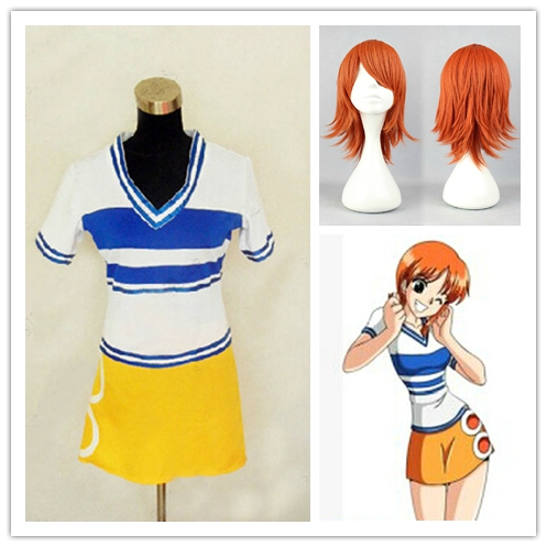 送料無料 ナミ One Piece コスプレ衣装 耐熱ウイッグ ワンピース サンジ モンキー D ルフィ ロロノア ゾロ ウソップ トニートニー チョッパー ナミ 変装 仮装 豪華 華麗 高品質 Id コスプレ衣装情報 口コミ レビュー Coslog コスログ