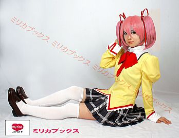魔法少女まどか☆マギカ コスプレ 制服 Amazon.co.jp: [Agtop] まどマギ コスプレ 制服『ウイッグ付き