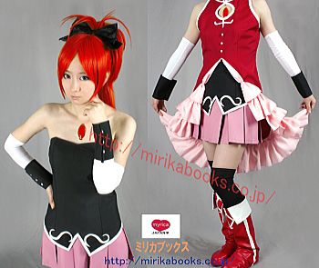 魔法少女まどか☆マギカ　まどマギ　佐倉杏子　コスプレ　衣装　M 佐倉杏子 まどまぎ コスプレ（魔法少女まどか☆マギカ｜美樹