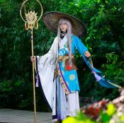 陰陽師おんみょうじ ゲームアプリ SR式神 青坊主（あおぼうず）覚醒前 コスプレ衣装 wow345【送料無料】