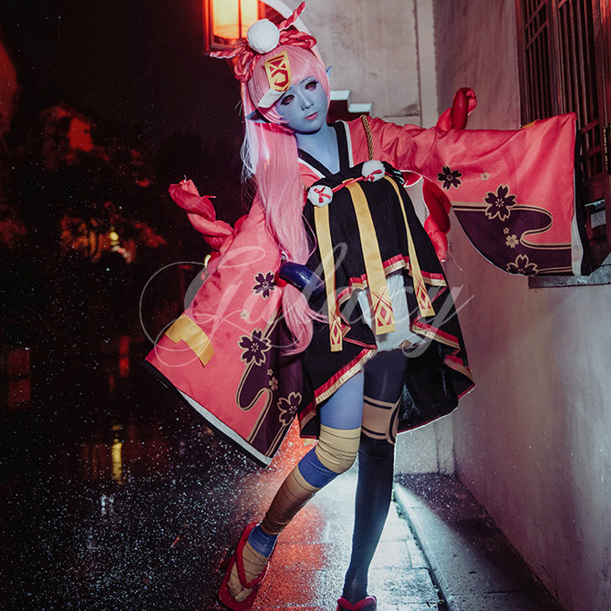 Q⑨3 陰陽師 蛍草 （ほたるぐさ）中華 和風  招財進寶 スキン コスプレ 衣 陰陽師 蛍草 ほたるぐさ コスプレ衣装