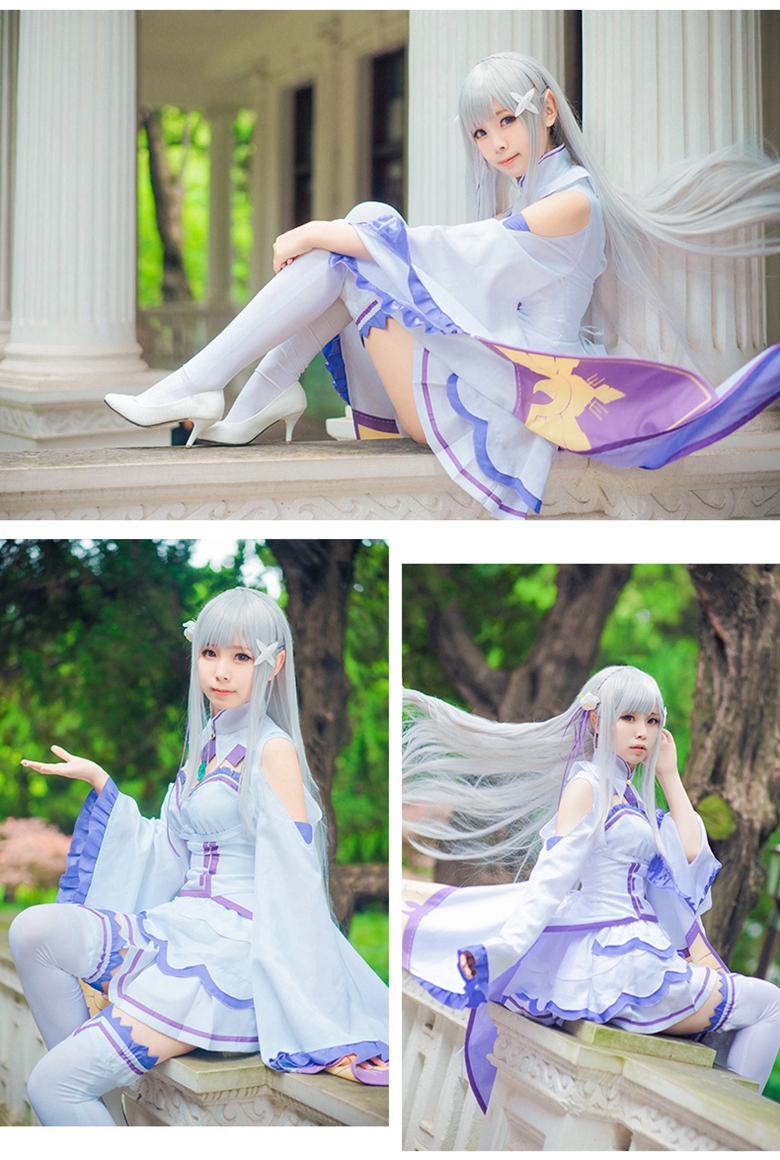 送料無料 エミリア Emilia Re ゼロから始める異世界生活 コスプレ衣装 菜月 昴 エミリア ガーフィール ティンゼル フェルト プリシラ バーリエル アナスタシア ホーシン Id コスプレ衣装情報 口コミ レビュー Coslog コスログ